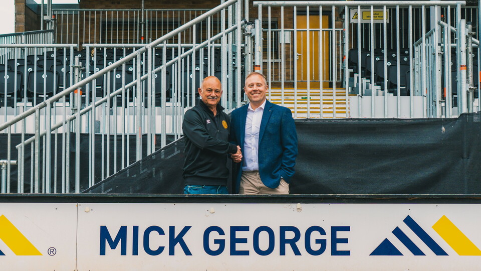 Mick George sponsorship renewal photo