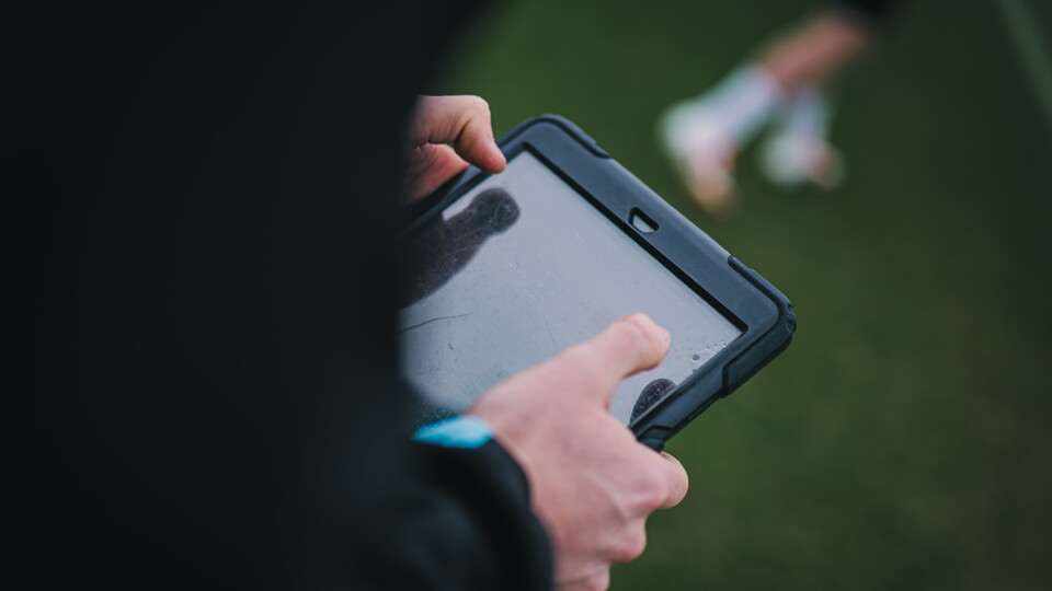 A close up of a tablet