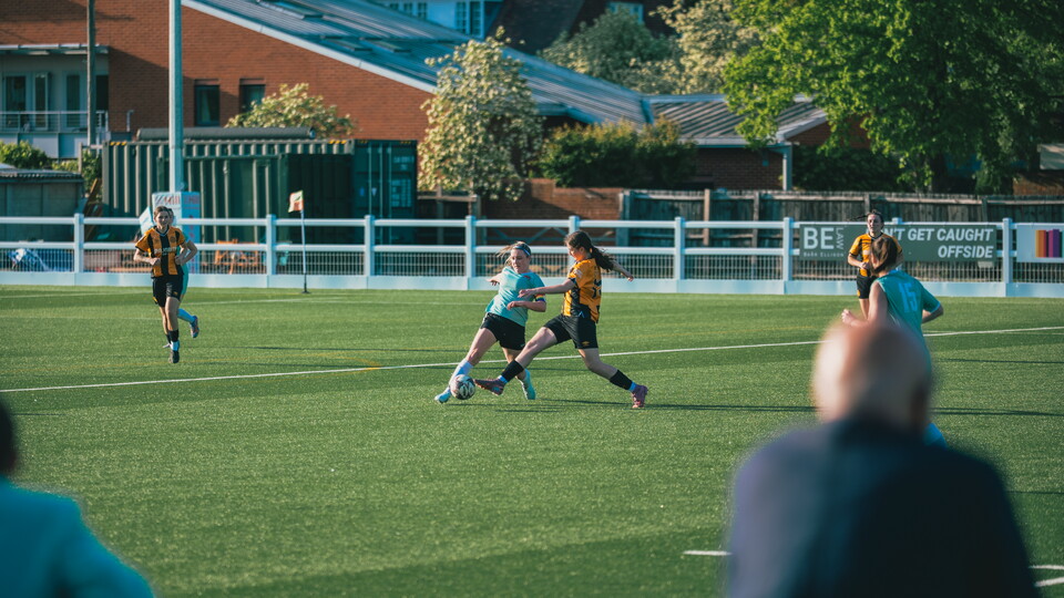 Cambridge United Women in action at Grange Road