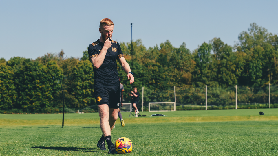 Liam O'Neil in training
