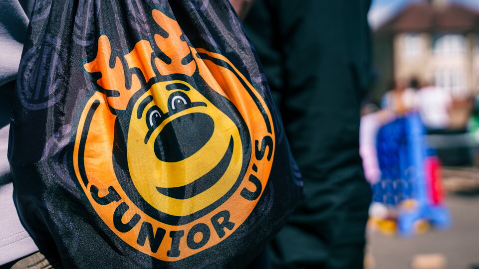 A close up of a Junior U's bag