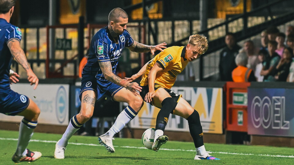 Dan Herd against Millwall