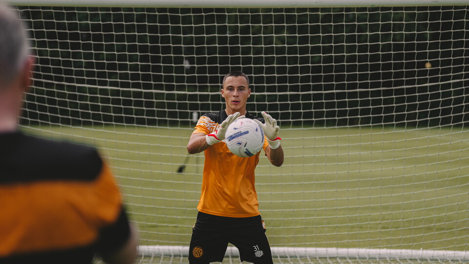 JJ Briggs in training