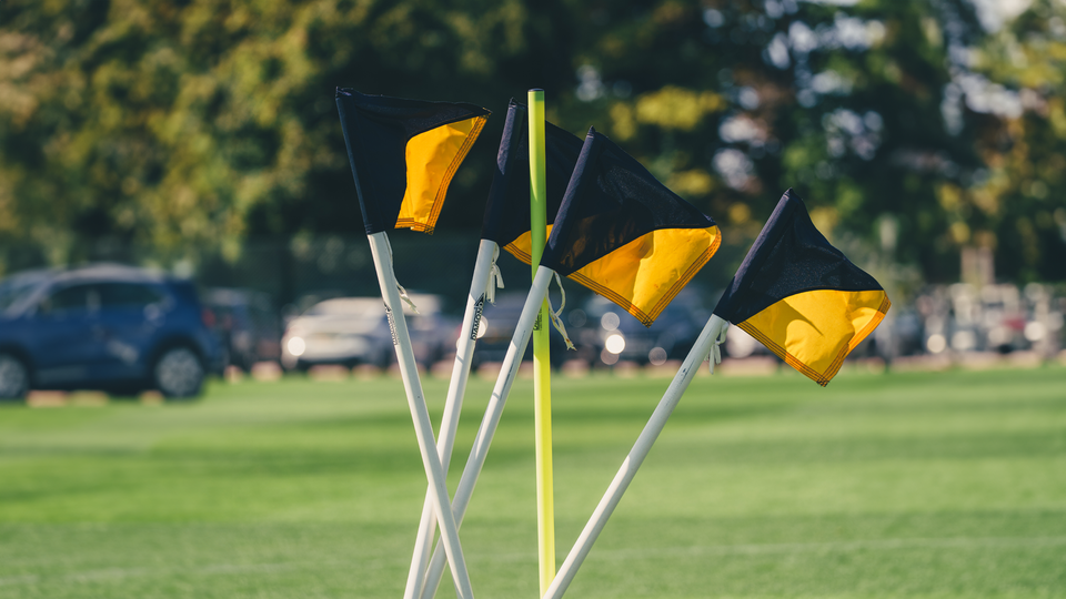 Flags at the Training Ground