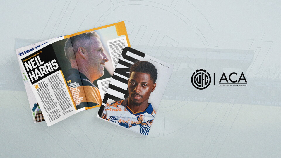 Matchday Programme graphic