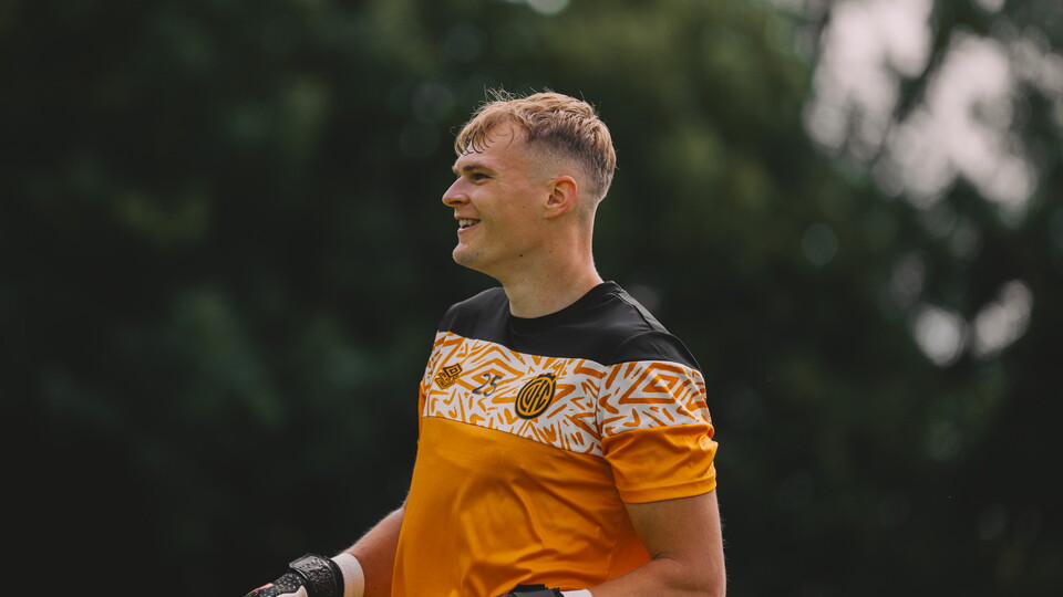 Ben Hughes in training