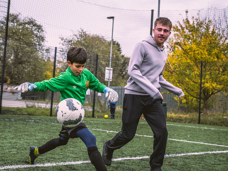Ben Knight at Soccer Schools