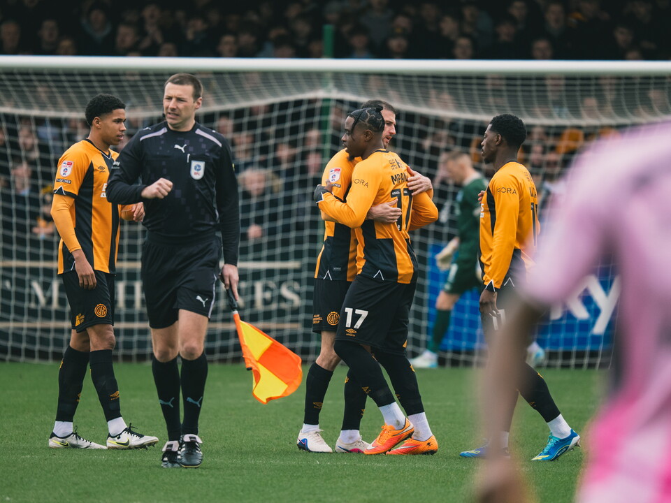 Cambridge United vs MK Dons match action