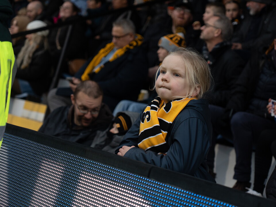 A young fan at the Cledara Abbey Stadium