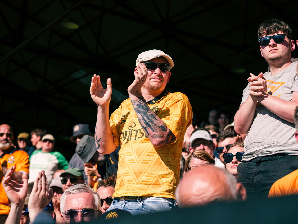 Cambridge United fan applauds
