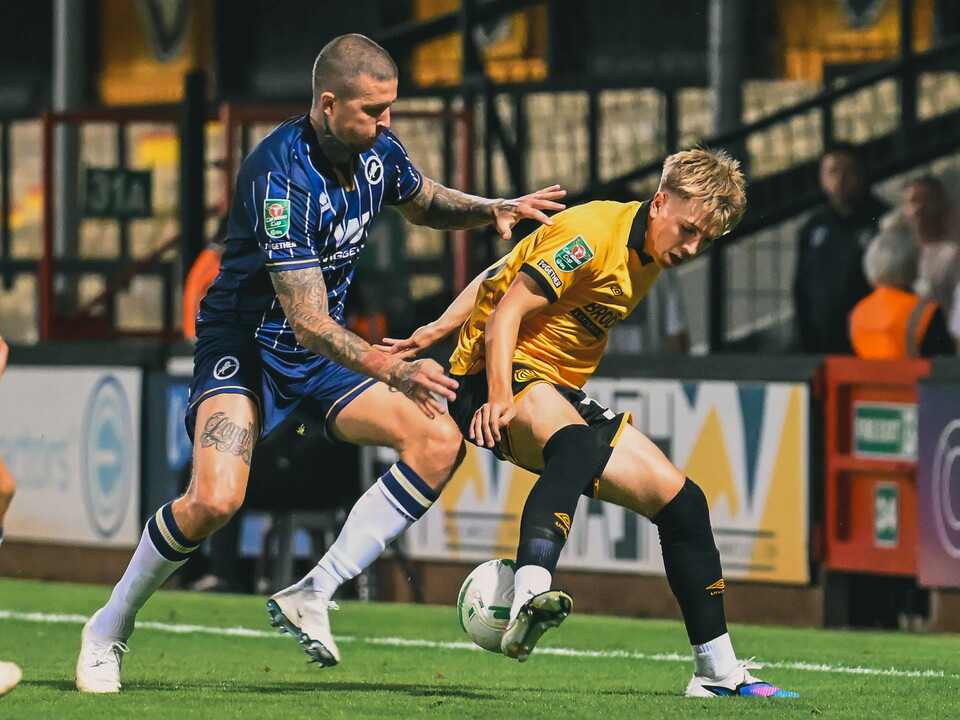 Dan Herd against Millwall