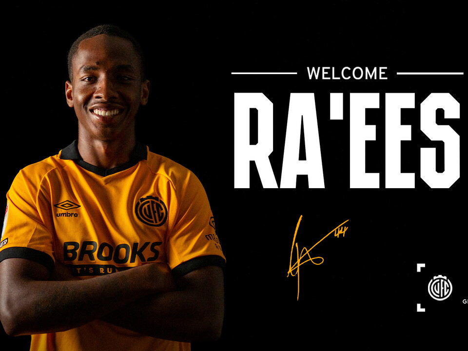 Ra'ees Williams signing graphic