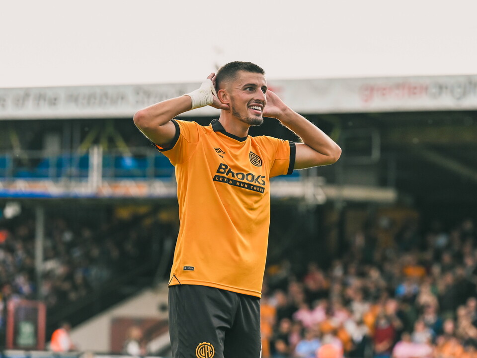 Kell Watts celebrates