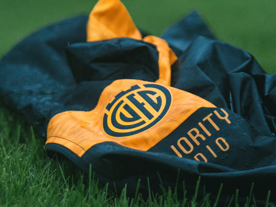 Close up of Academy jacket