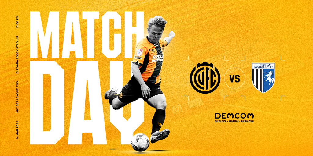 U’s Matchday: Gillingham (H) | Cambridge United F.C.