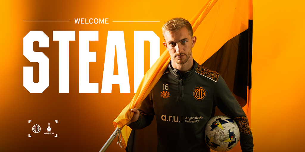 Cambridge United announcement graphic for Callum Stead signing
